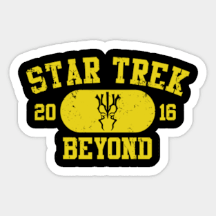 STAR TREK BEYOND VINTAGE TEE T-SHIRT (JAYLAH) Sticker